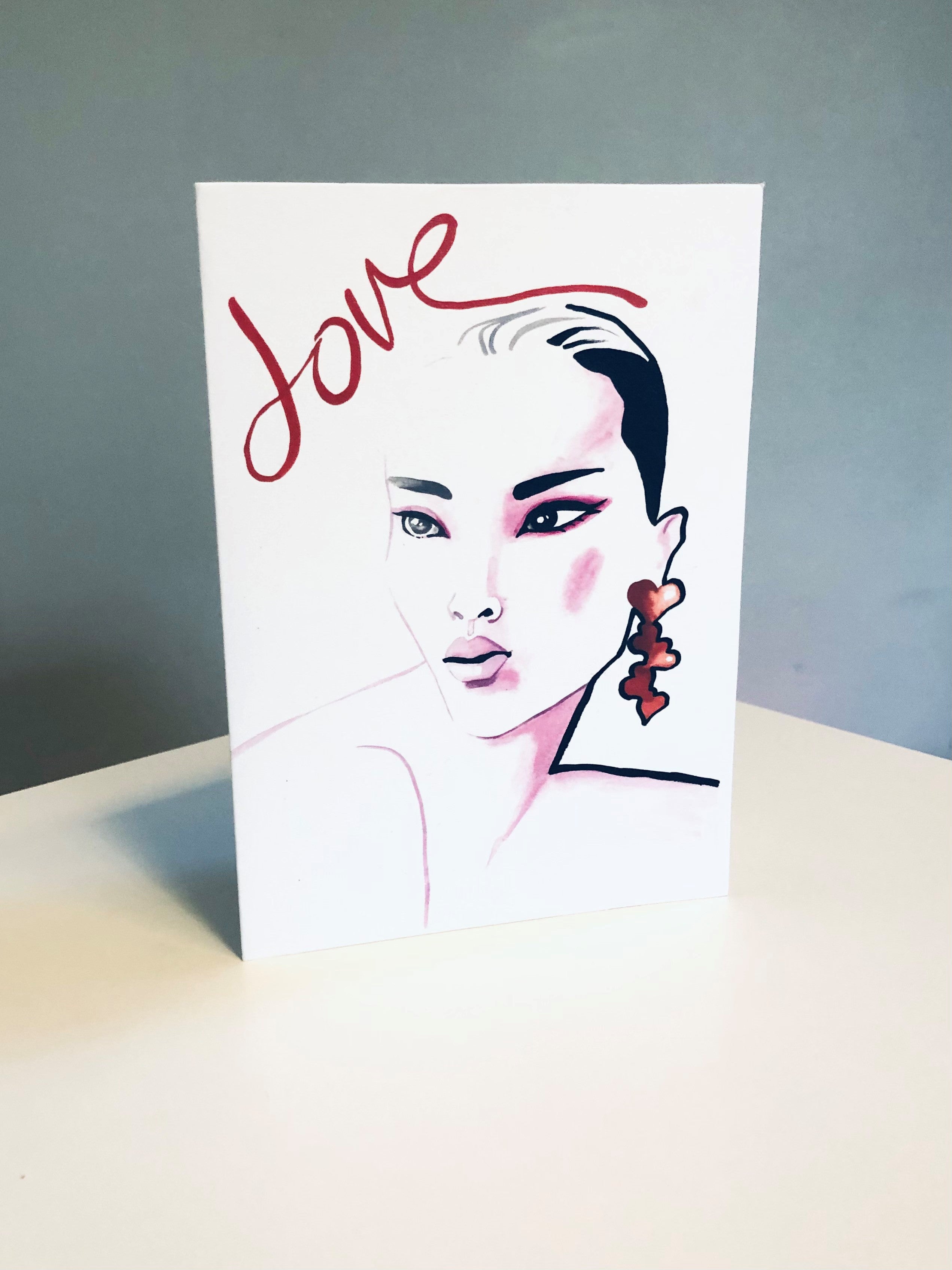 LOVE 1 Greeting Card - Jayson Brunsdon Home