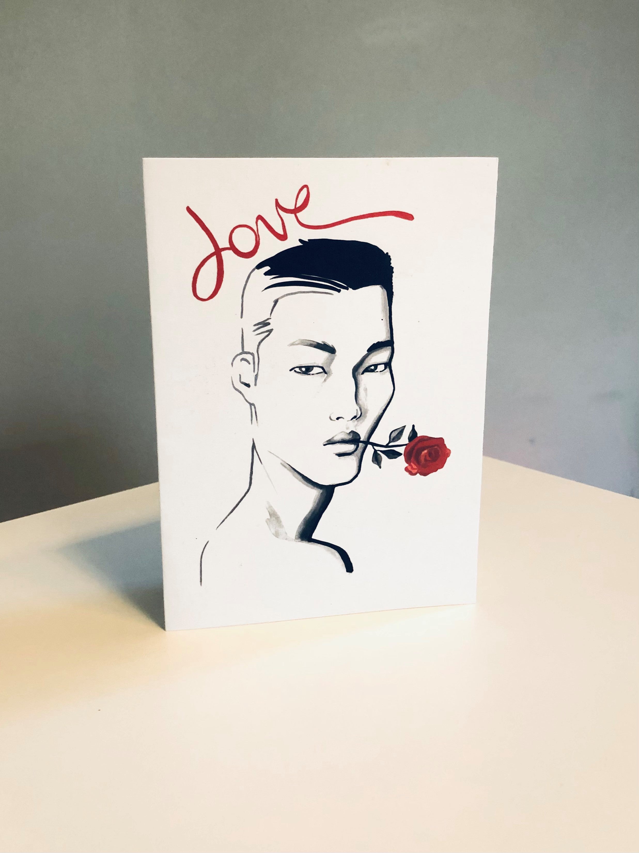 LOVE 2 Greeting Card - Jayson Brunsdon Home