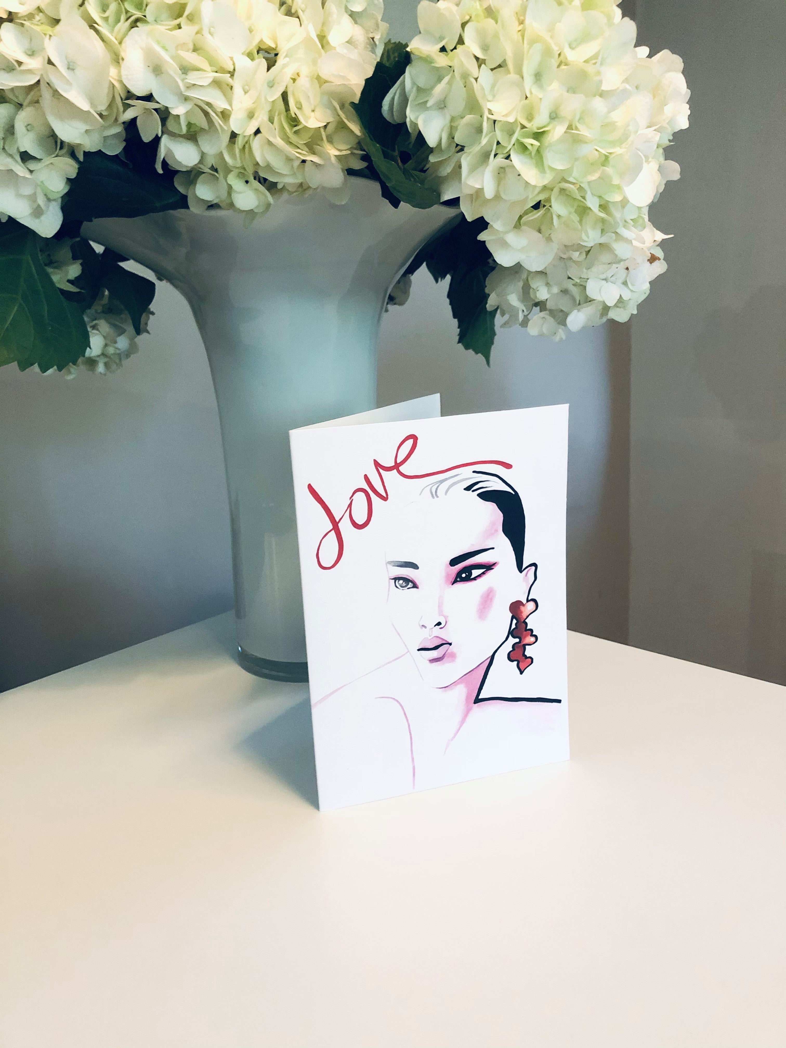 LOVE 1 Greeting Card - Jayson Brunsdon Home